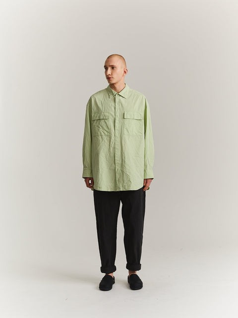 Casey/Casey Volume Shirt Paper Cot Jade