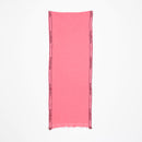Acne Studios Logo Tape Scarf Pink