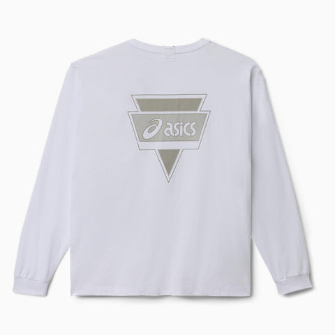 ASICS Graphic Long Sleeve Tee White