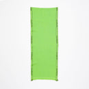 Acne Studios Logo Tape Scarf Green