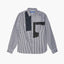 Junya Watanabe MAN Patchwork Striped Shirt Navy