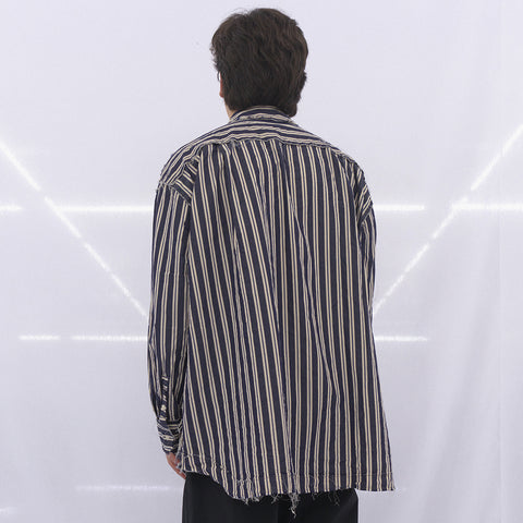Casey/Casey Hamnet Rawedge Shirt Paper Cot Stripe