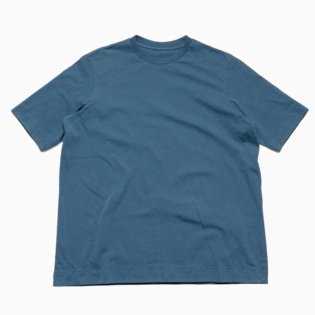 【CASEY CASEY】FELIX T SHIRT HEAVY JERSEY Casey/Casey Felix T-Shirt Heavy Jersey - Blue – 1290SQM