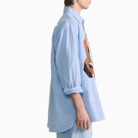 Casey/Casey Hamnet Patchwork Shirt Paper Cot Glacier / Mixed Colors