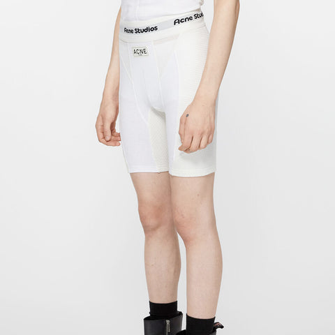 Acne Studios Logo Boxer Shorts Optic White