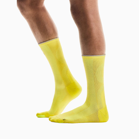 On Elite Run Sock High Lime