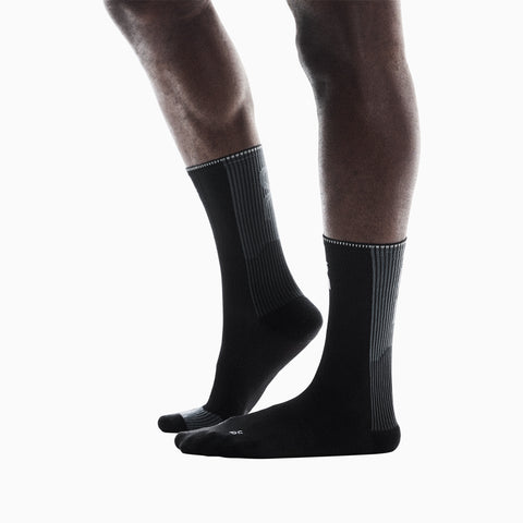 On Performance Run Sock High Black | Eclipse