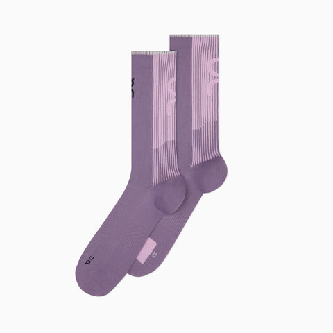 On Performance Run Sock High Dewberry | Sakura