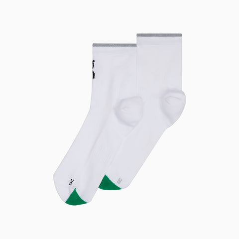 On Elite Run Sock Mid White | Ivory