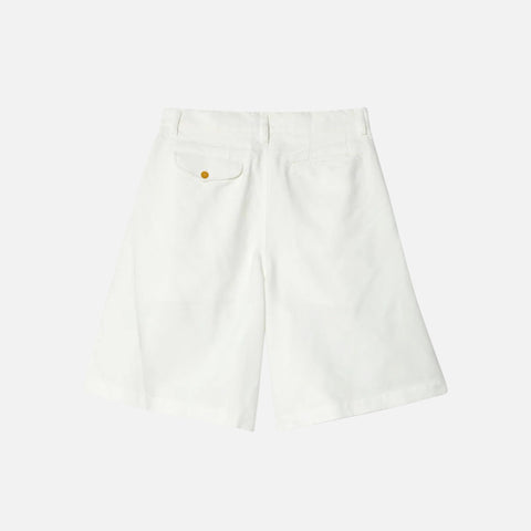 Comme des Garçons SHIRT Pleated Shorts White