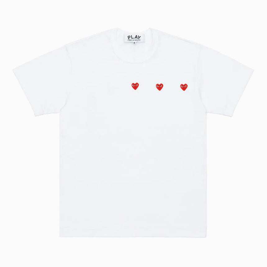 Comme des Garcons Play Striped Cotton T-Shirt