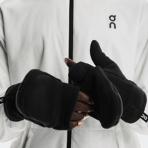 On Fleece Mitten Black