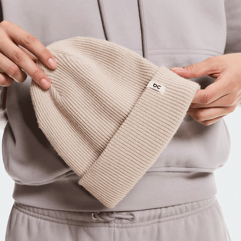 On Merino Beanie Oat