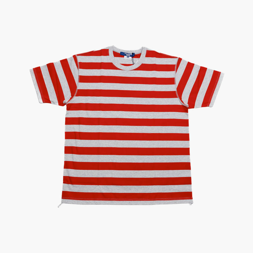 Junya Watanabe MAN Striped T-Shirt Red / Grey