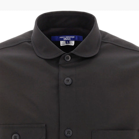 Junya Watanabe MAN Panelled Button Up Shirt Black