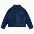YÂR'İN Type 1 Cashmere Suede Jacket Navy