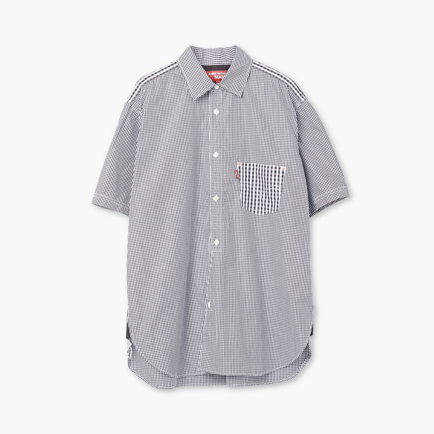 Junya Watanabe MAN x Levi's Short Sleeve Gingham Shirt White