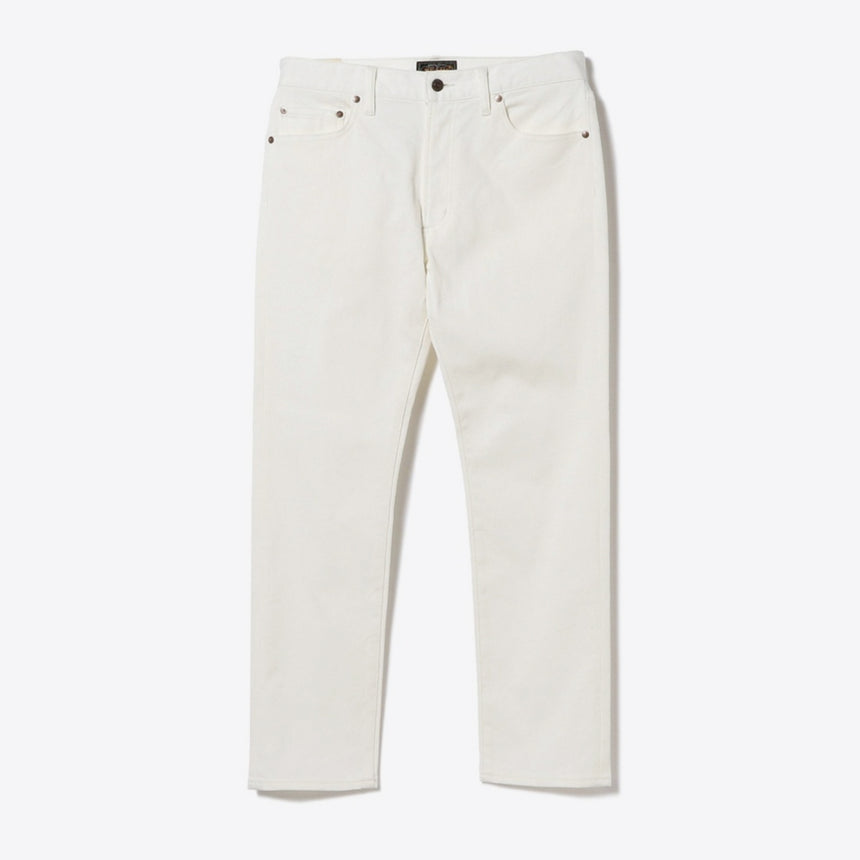 Beams Plus Embroided 2 Pleat Trousers Cement