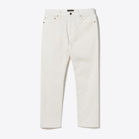 Beams Plus Pique Stretch 5 Pockets Pants White