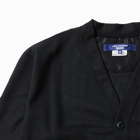 Junya Watanabe MAN Quilt Pocket Cardigan Black