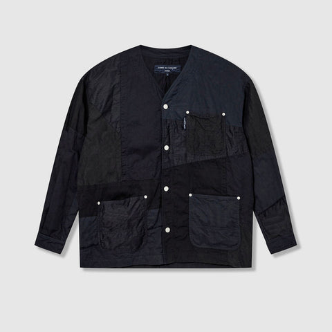 Comme des Garçons HOMME Dyed Multi Fabric Jacket Navy