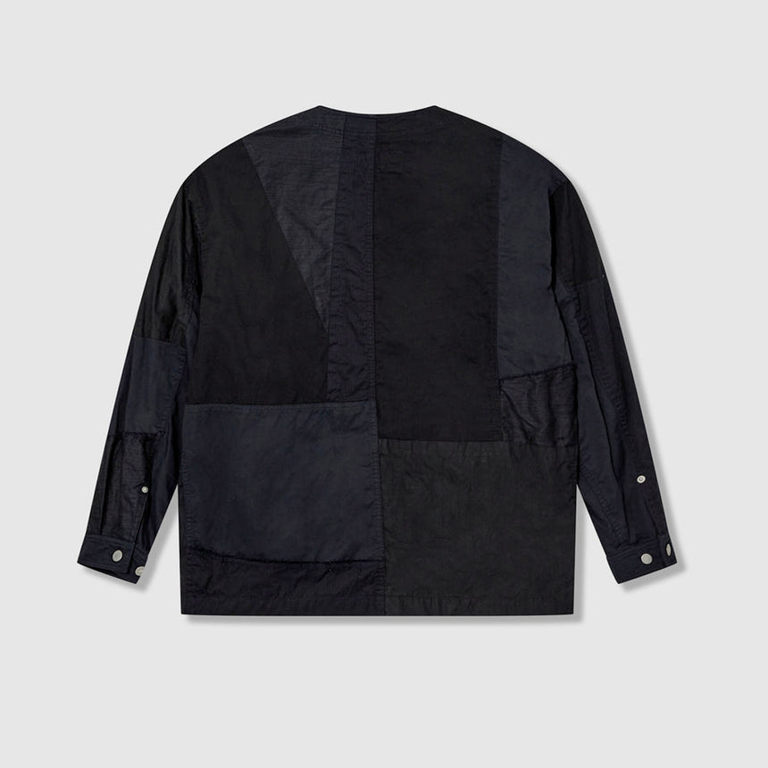 Comme des Garçons HOMME Dyed Multi Fabric Jacket Navy