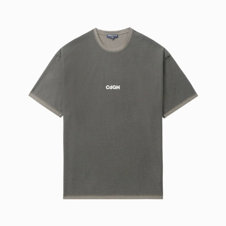 Comme des Garçons HOMME Insıde Out Logo T-Shirt Khaki