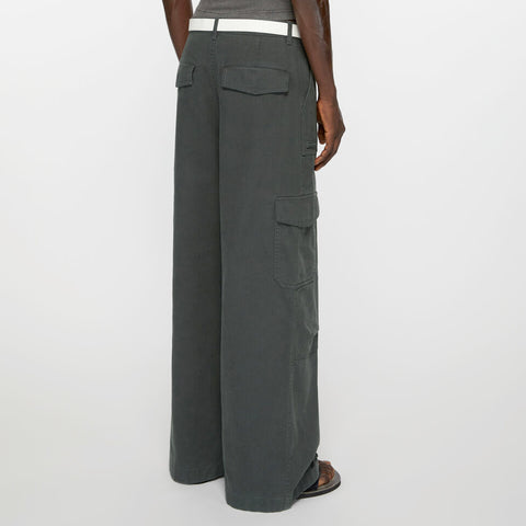 Acne Studios Twill Trousers Dark Grey