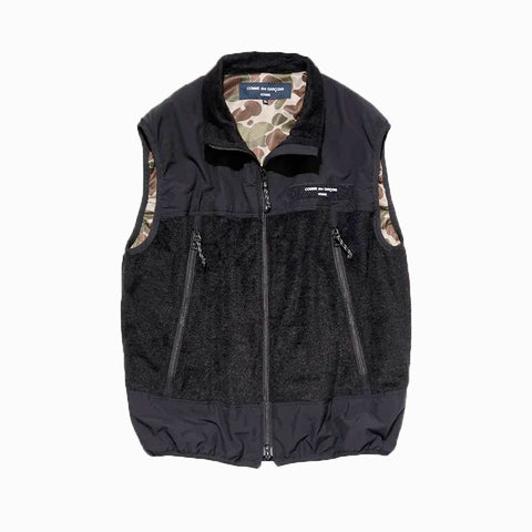 Comme des Garçons HOMME Fleece Vest Black