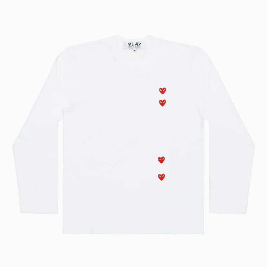 Comme des Garcons Play Striped Cotton T-Shirt