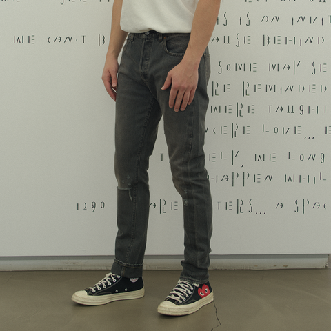 Levi's Vintage Clothing 1966 501 XX Customized Jeans - Washed Charcoal