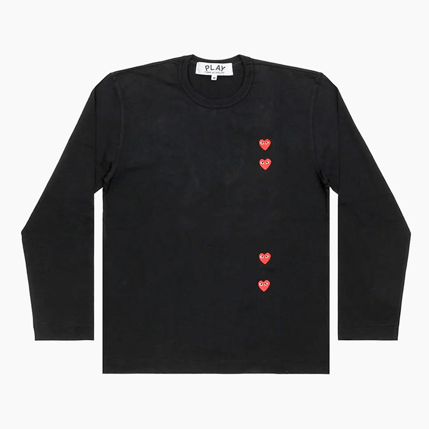 Comme des Garcons Play Striped Cotton T-Shirt