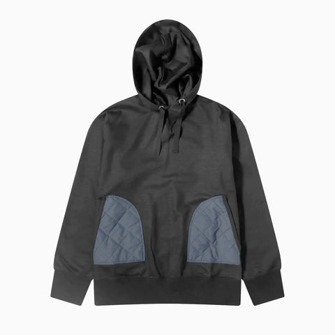 Junya Watanabe MAN Quilt Pocket Hoodie Black