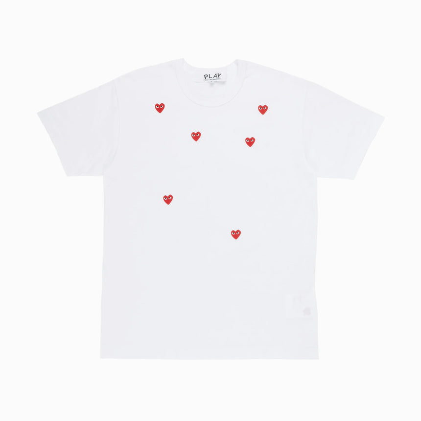 Comme des Garcons Play Striped Cotton T-Shirt