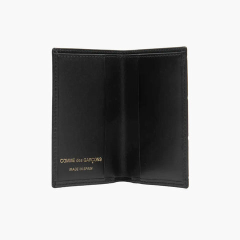 Comme Des Garçons Wallet Polka Dot Printed Black