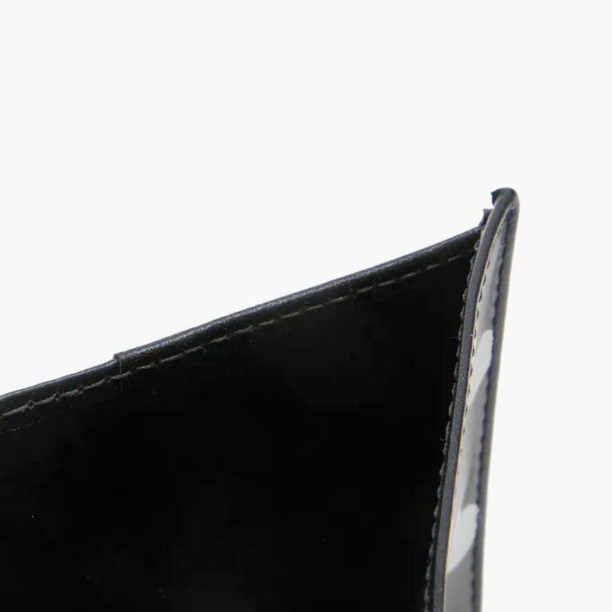 Comme Des Garçons Wallet Polka Dot Printed Black
