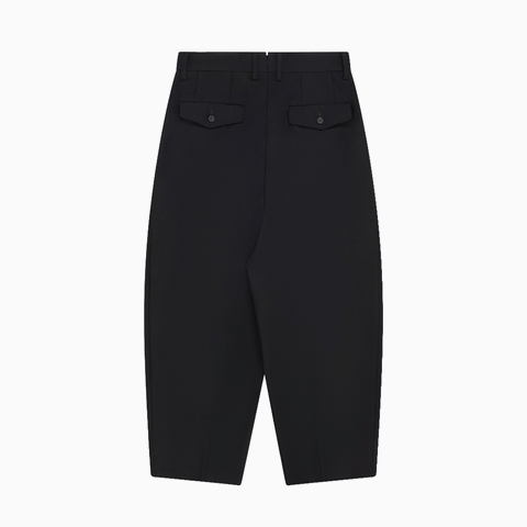 Junya Watanabe MAN Pleated Barrel Trousers Black
