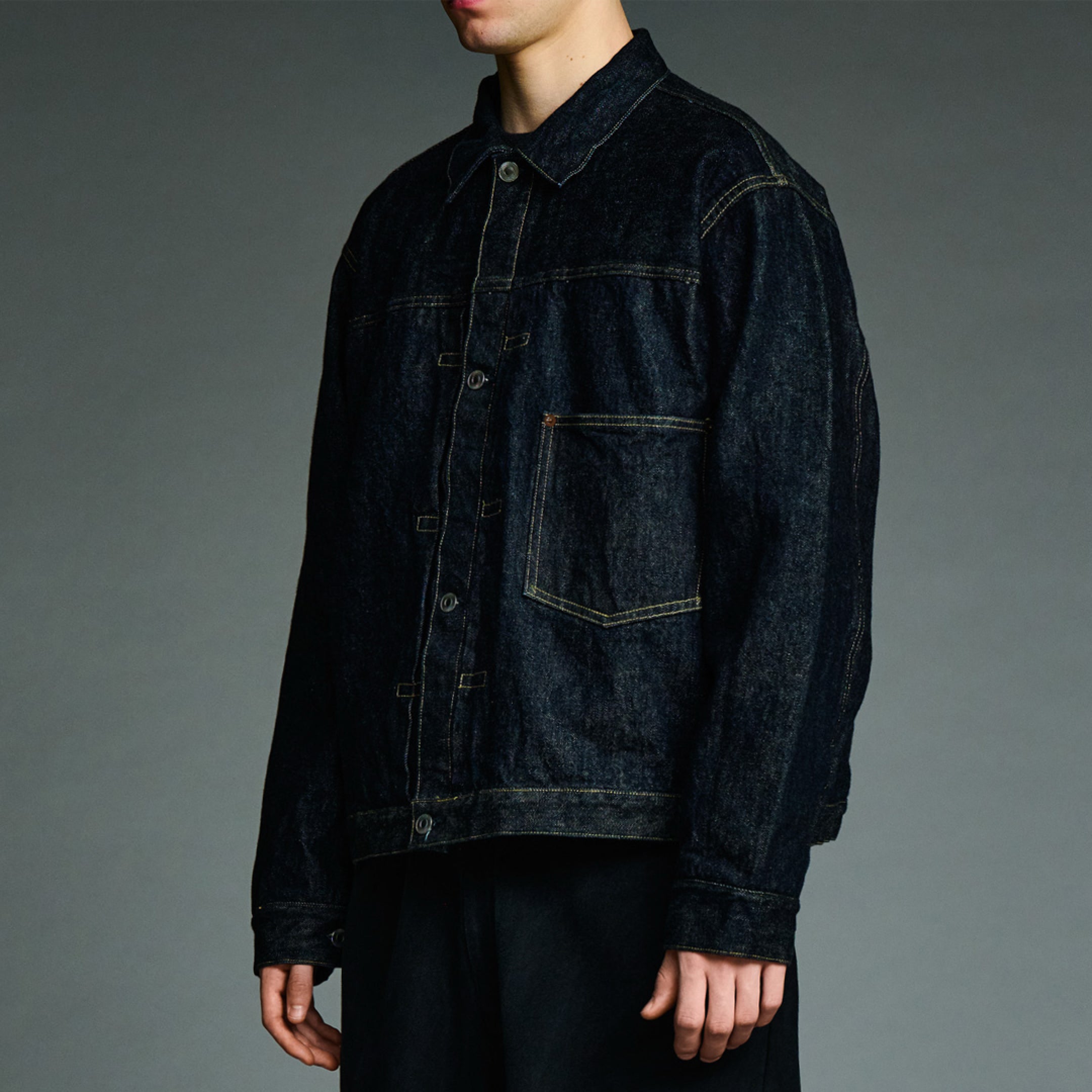 A.PRESSE 1st Type Denim Jacket One Wash – 1290SQM