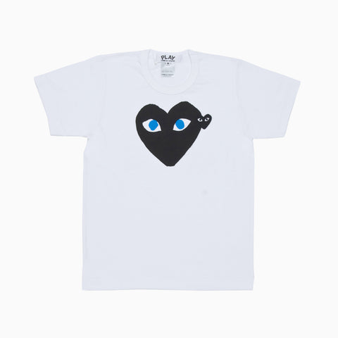 Comme des Garçons PLAY Black Heart Logo T-Shirt White