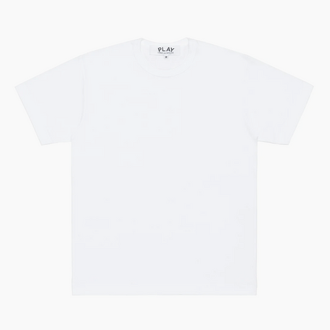 Comme des Garçons Play Heart On Back Middle Logo T-Shirt White