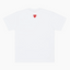 Comme des Garçons Play Heart On Back Middle Logo T-Shirt White