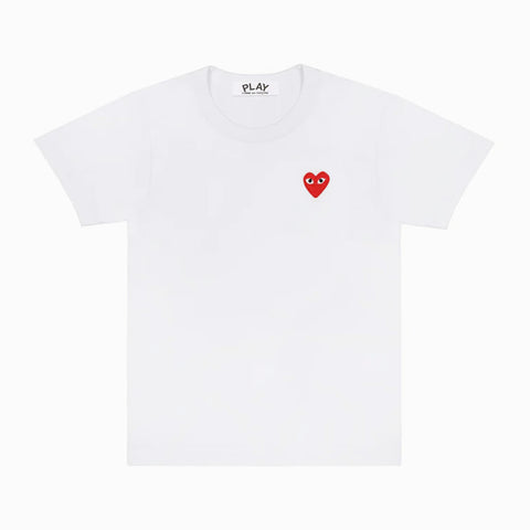 Comme des Garçons PLAY Heart T-Shirt White