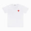 Comme des Garcons Play White Heart T-Shirt