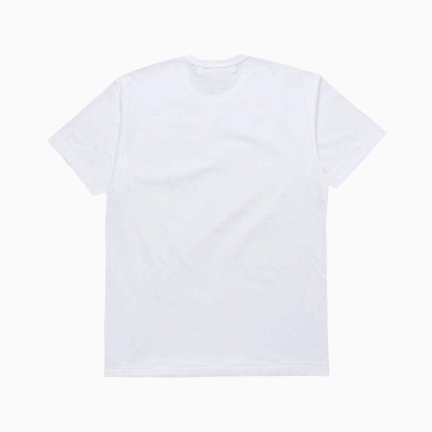 Comme des Garcons Play White Red Heart T-Shirt