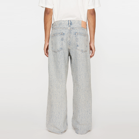 Acne Studios 1981M Monogram Jeans Blue / Beige