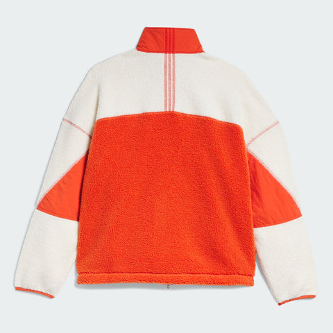 adidas Originals Adams Blvd Fleece Jacket Off White / Preloved Red