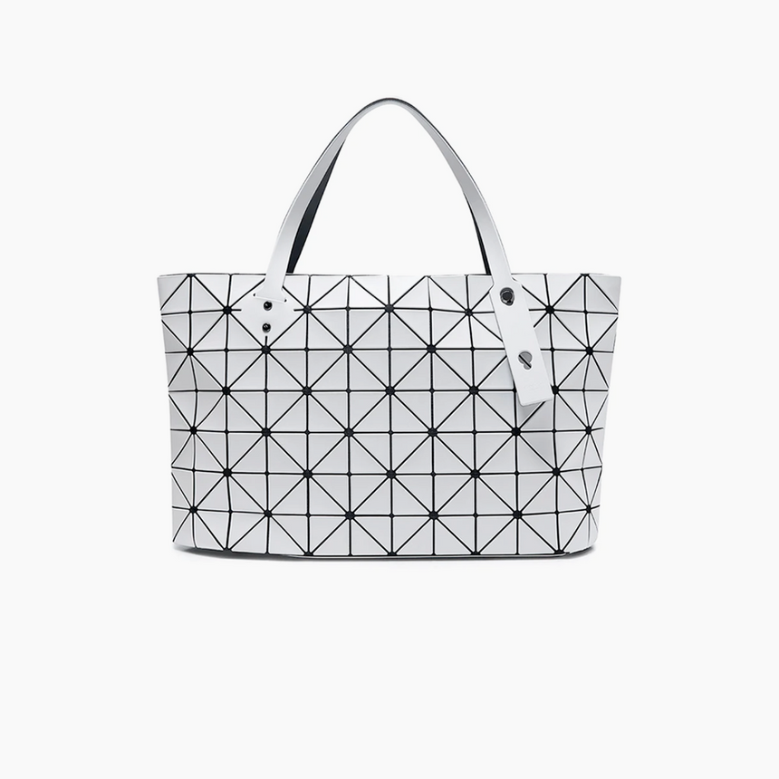 Bao Bao Issey Miyake Rock Matte Tote Bag Light Grey