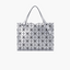 Bao Bao Issey Miyake Carton Handbag Silver