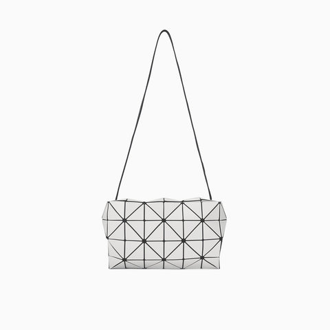 Bao Bao Issey Miyake Carton Matte Shoulder Bag Light Grey