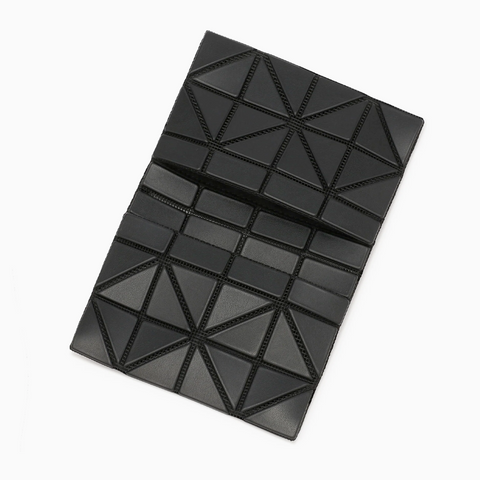 Bao Bao Issey Miyake Card Case Bi-Fold Wallet Matte Black